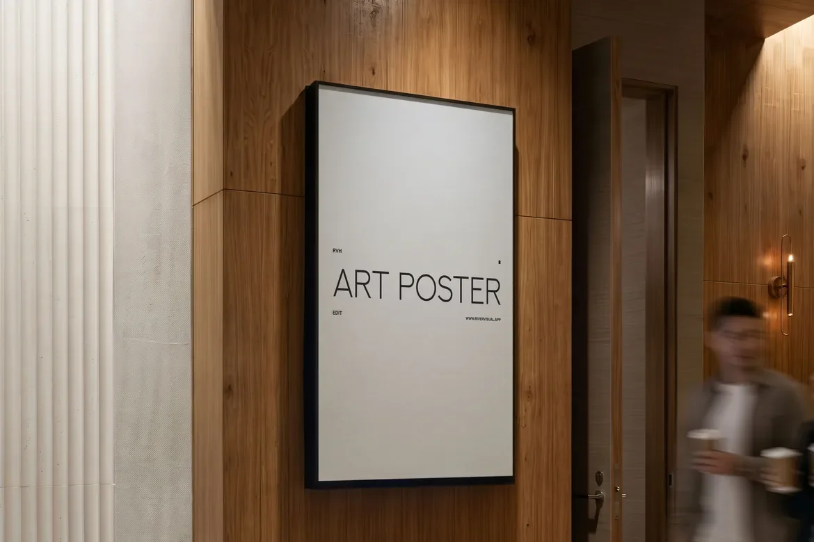 Free Art Poster Mockup